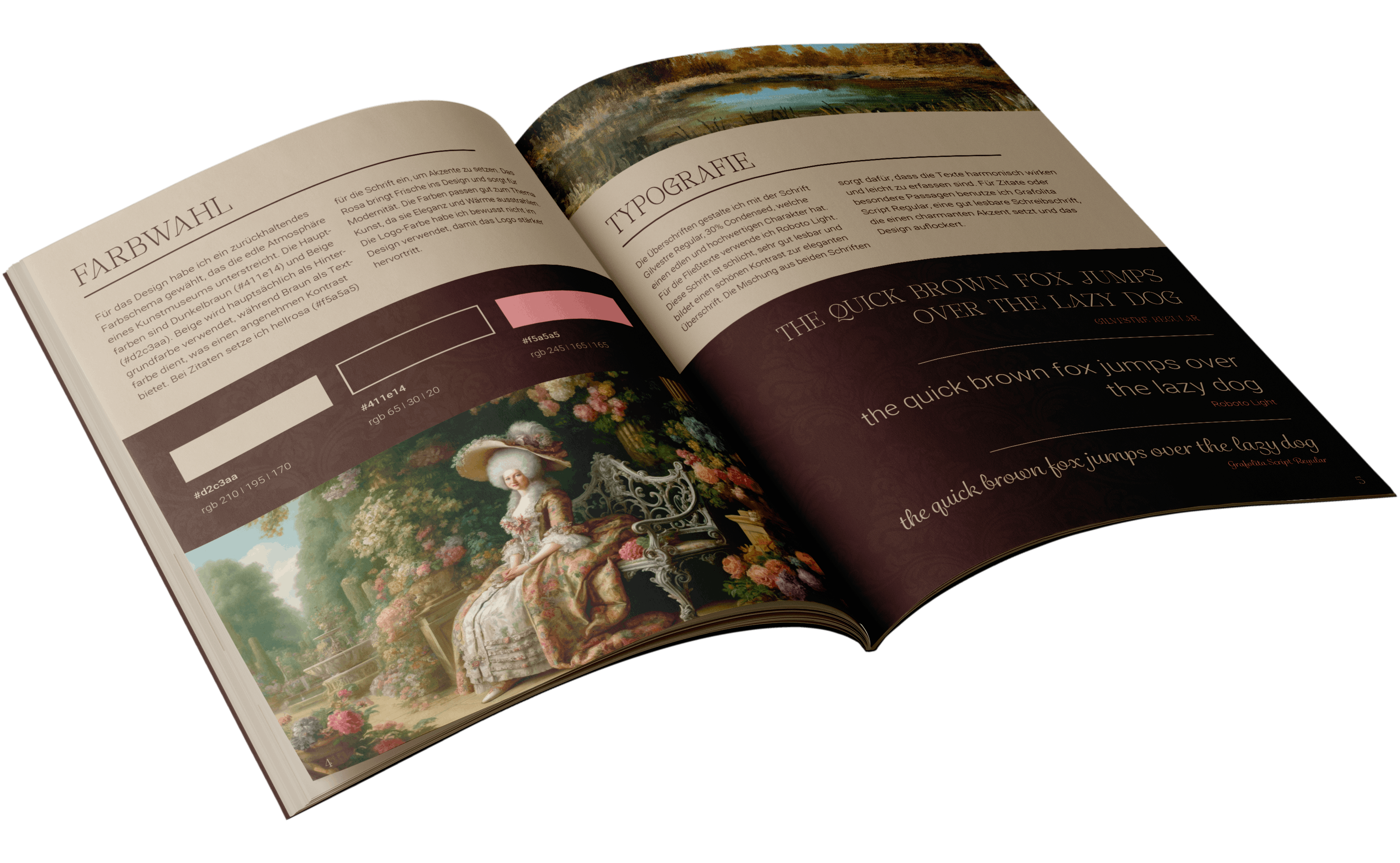 Vorschau: Dokumentation der Website