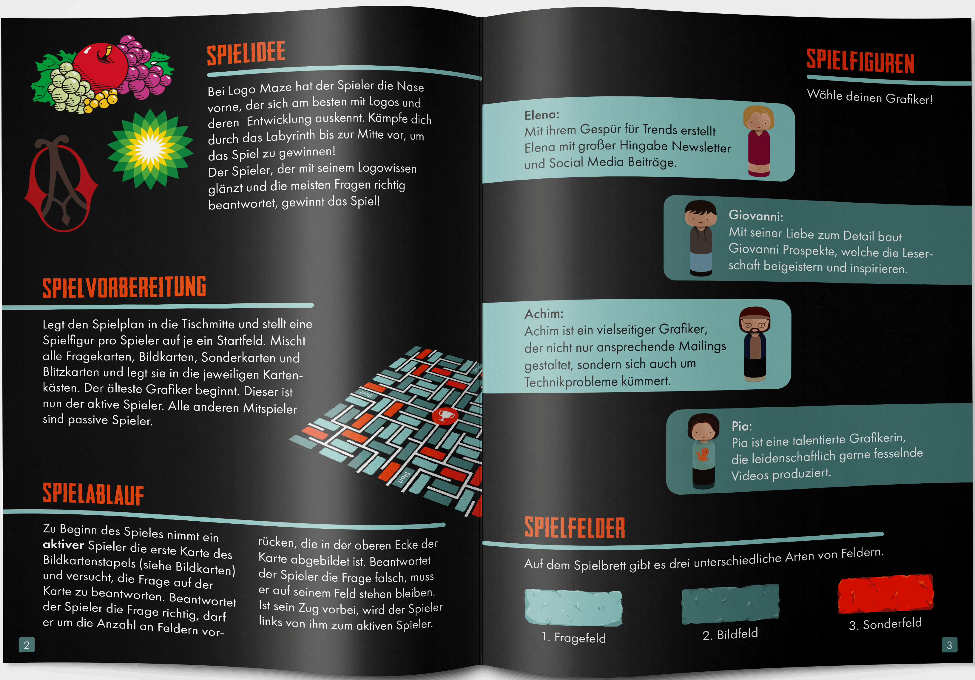 Vorschau: Mockup der Website