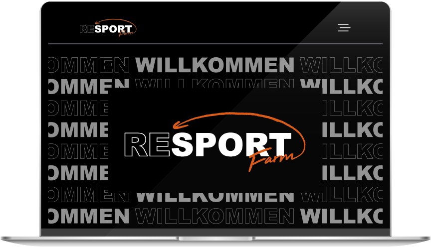 Vorschau: Mockup der Website